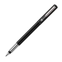 Parker Vector Fountain Pen Black/Stainless Steel Barrel Blue Ink - S0881041
