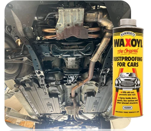 Hammerite Waxoyl Car Underseal And Rust Protection Waxoyl Clear 1Ltr