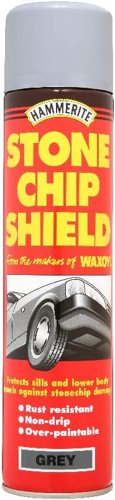 Hammerite Stone Chip Shield Underbody GREY Metal Paint  600Ml Aerosol