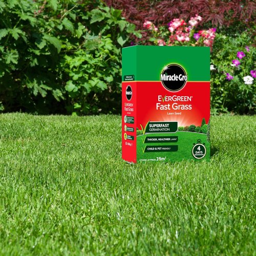 Miracle Gro Fast Grass Seed  1 x 840g Box