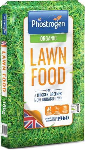 Phostrogen Organic Lawn Food, 3.5kg / 88sqm