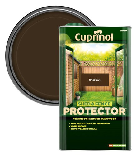 Cuprinol 5L Shed And Fence Protector Chestnut