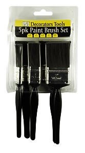 151 Decorators Tools Paint Brush Set 5pk