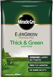 Miracle-Gro Evergreen Premium Plus Thick & Green Lawn Food 8Kg - 400 M2