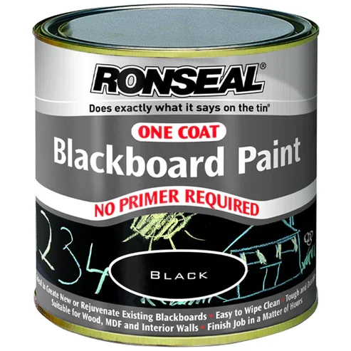 Ronseal One Coat Blackboard Paint 250Ml
