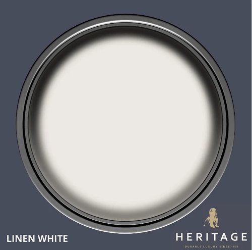Dulux Heritage Paint  Linen White  Velvet Matt Wall Paint  1 x 2.5L