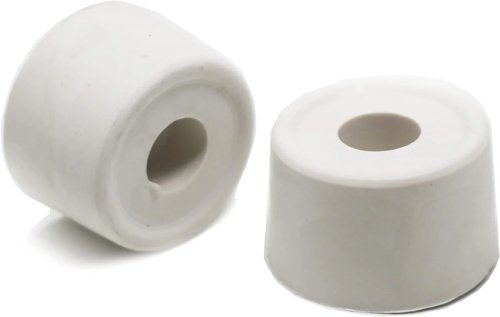Securit Door Stops White 30mm S6870 x 2 Pack