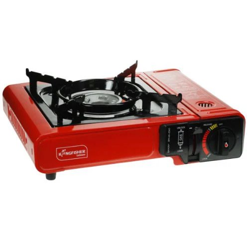 Kingfisher Olstove Portable Camping Gas Stove - Red, Na