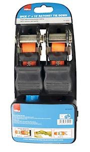 Hilka Tools 2 Piece Ratchet Tie Downs Set