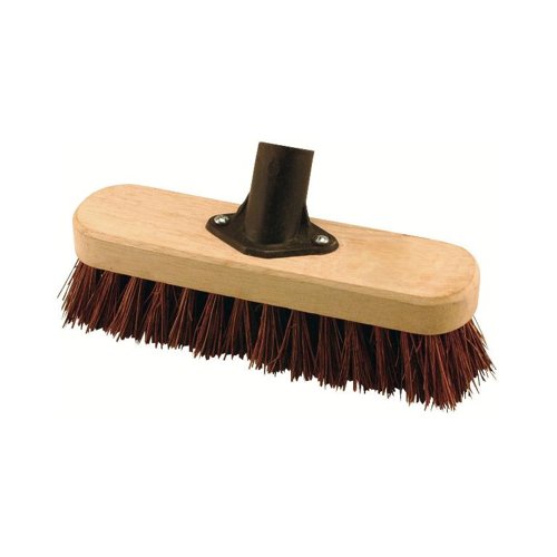 Castledale Wooden Deck Scrubbing Brush Head 9” {23cm} With Bassine Fibres