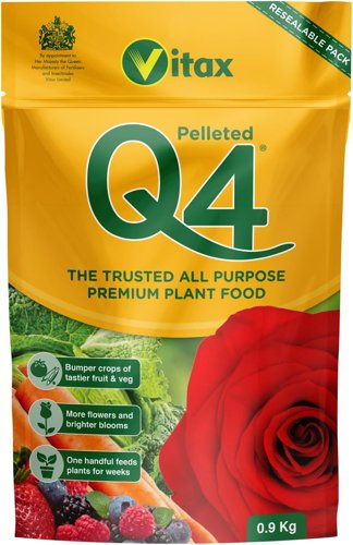 Vitax Q4 Pelleted All Purpose Plant Food 900g (pouch)