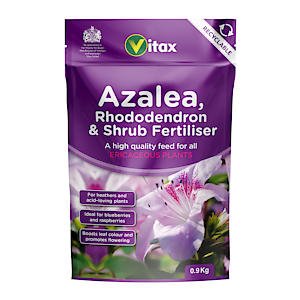 Vitax Azalea, Rhododendron & Shrub Fertilizer 900g Pouch.