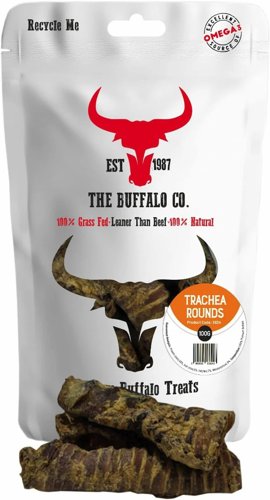Buffalo Trachea Rounds Dog Treat