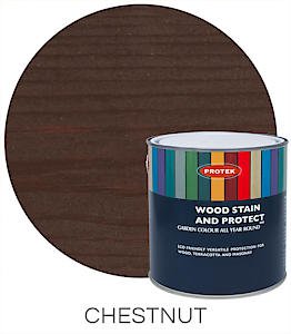Protek Wood Stain And Protect 2.5L - Chestnut