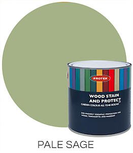 Protek Wood Stain And Protect - 1 Litre - Pale Sage