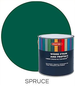 Protek Wood Stain And Protect - 1 Litre - Spruce