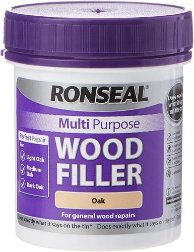 Ronseal Multi-Purpose Wood Filler Tub  Oak  1 x 250g Tub