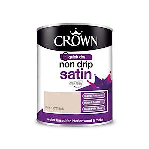 Crown Neutrals Non Drip Satin Paint 750ml