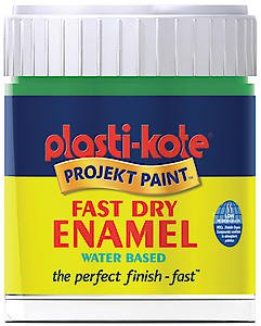 Plastikote B5W 59 Ml Enamel Paint Bottle - Flat White B5