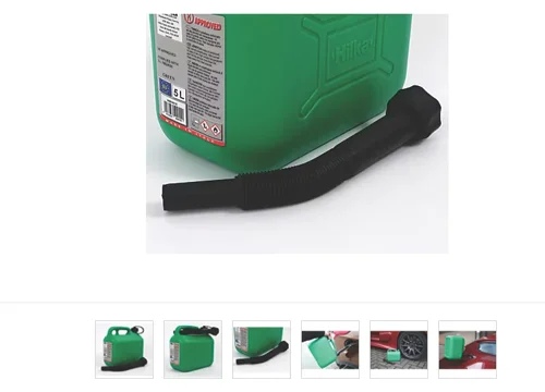 Hilka 84809015 5 Litre Fuel Can - Green