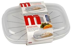 Pendeford Housewares Microwave Fish Poacher & Steamer 26Cm X 16.5Cm X 7Cm
