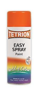 Tetrion Easy Spray Paint, Orange, 400 Ml