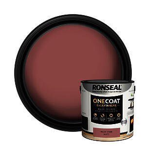 Ronseal One Coat Everywhere Paint Hazy Pink Matt 2.5L