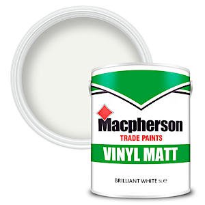 Macpherson Vinyl Matt Emulsion Brilliant White 5L