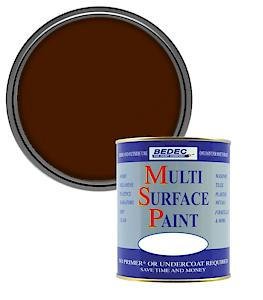 Bedec Multi-Surface Paint Chocolate Gloss - 750ml