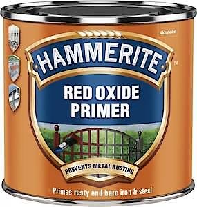 Hammerite Primer - Red Oxide. Metal Primer For Garden Furniture, Radiator And Fence Paint 500Ml
