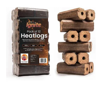 Heat Logs Eco Wood Fuel {Pack x 12}