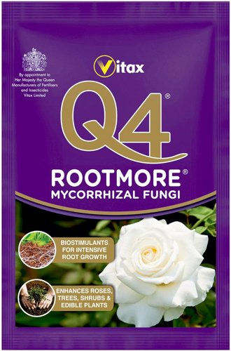 Vitax Q4 Rootmore Fertiliser Plant Food Feed Fruit Veg Flowers Roses Lawn 60g
