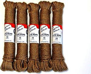 Premium Natural Jute Rope 15m PPJ01 Practical Everyday Use Arts & Crafts