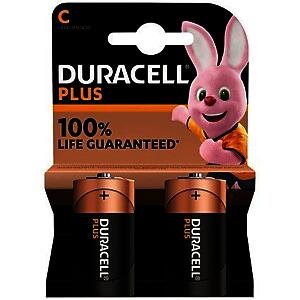 DURACELL PLUS POWER C BATT 2PK