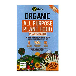Vitax Organic All Purpose Plant Food Plant Based Vegan Friendly 900g