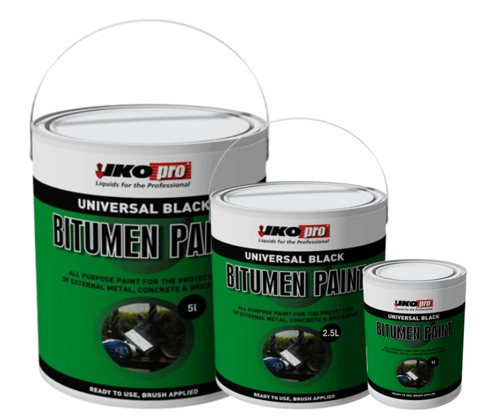 IKOpro Black Bitumen Paint 5Ltr