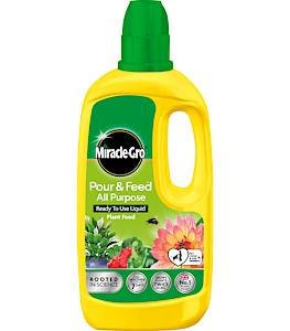 Miracle-Gro Pour And Feed Liquid Plant Food Ready to Use 1 Litre