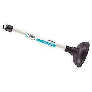 Kingfisher U150 5.5-Inch Sink Drain Plunger - Black