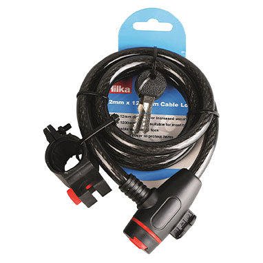 Hilka 12x1200mm Keyed Cable Lock