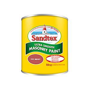 SANDTEX MICROSEAL SMOOTH MASONRY PAINT HOT BRICK 150ML
