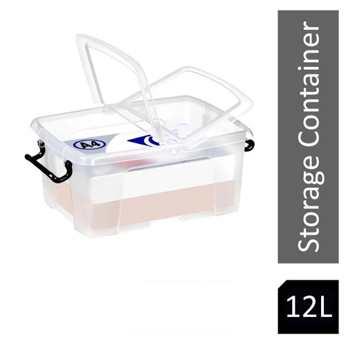 Strata 12 Litre Storemaster Plastic Smart Box (HW671)