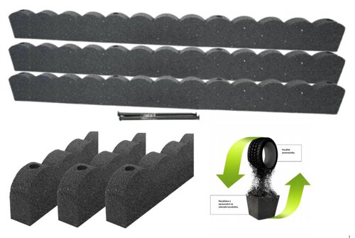 Flexi Curve Scallop Border (Grey)