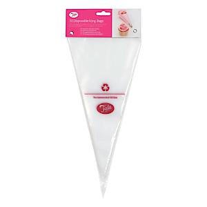 Tala 10 Icing Bags Clear Piping Bags 16.5cm x 31cm Recyclable & Reusable