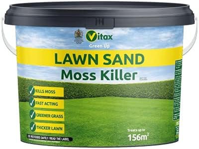 Vitax lawn sand Moss Killer  Lawn Tonic 156m2