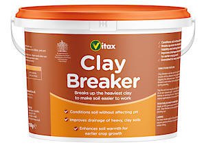 Vitax Clay Breaker 10kg tub Helps turn Clay to Soil Improve Planting Areas