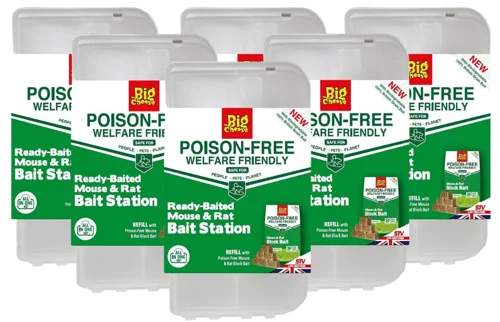 The Big Cheese Ready-Baited Rat & Mouse Bait Station Poison-Free STV205