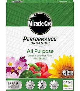 Miracle-Gro Performance Organics All Purpose Granular Plant Food, 1kg