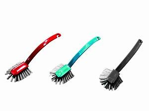 Dish Brush (Essentials Dish Brush Assorted) - Red, Blue Or Grey