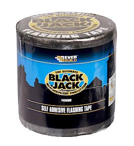 Everbuild Black Jack Strong Self Adhesive Flashing Tape 150mm x 3m