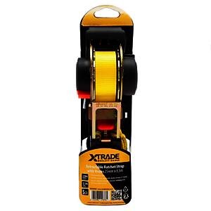 XTrade Retractable Ratchet Straps with Hooks 25mm x 3.5m
